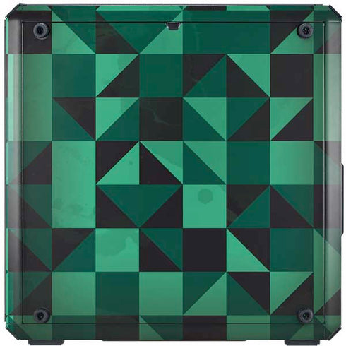 Black & Green Cooler Master MasterBox Q300L Mini Tower Skin