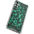 Black & Green Galaxy A13 5G Clear Case
