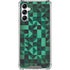 Black & Green Galaxy A15 5G Clear Case