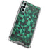 Black & Green Galaxy A15 5G Clear Case