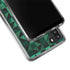 Black & Green Galaxy A21 Clear Case