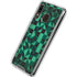 Black & Green Galaxy A30 Clear Case