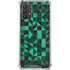 Black & Green Galaxy A32 5G Clear Case