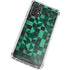 Black & Green Galaxy A32 5G Clear Case