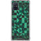 Black & Green Galaxy A51 5G Clear Case