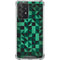 Black & Green Galaxy A52 5G Clear Case