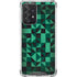 Black & Green Galaxy A52 5G Clear Case