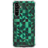 Black & Green Galaxy A54 5G Clear Case