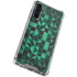 Black & Green Galaxy A54 5G Clear Case