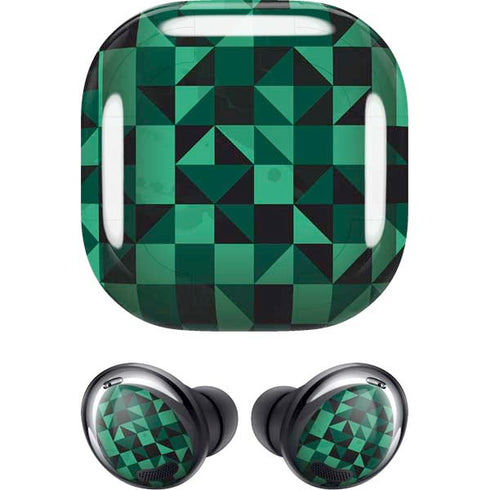 Black & Green Galaxy Buds Pro Skin