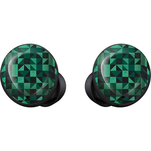 Black & Green Galaxy Buds Skin