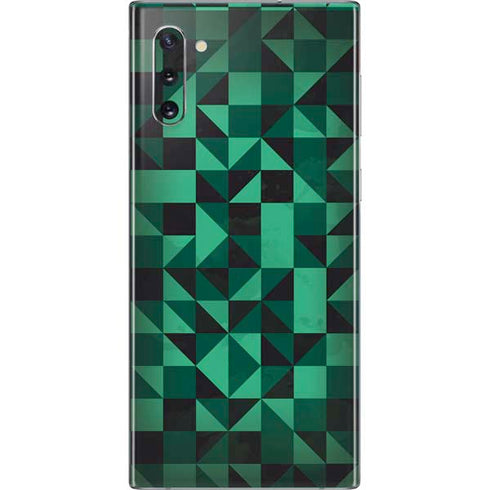 Black & Green Galaxy Note 10 Skin