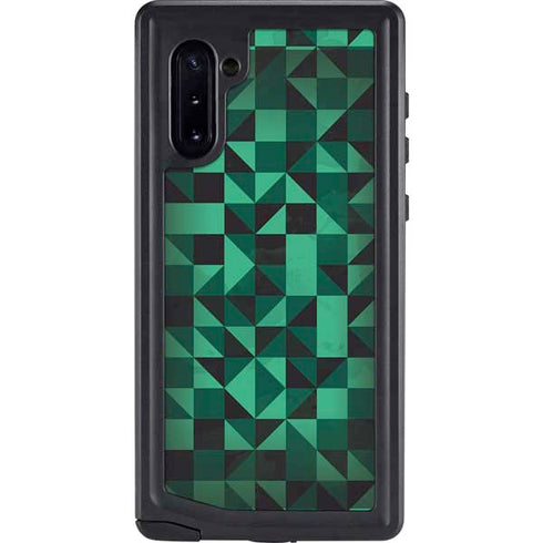 Black & Green Galaxy Note 10 Waterproof Case