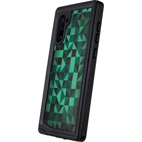 Black & Green Galaxy Note 10 Waterproof Case