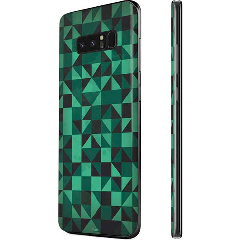 Black & Green Galaxy Note 8 Skin