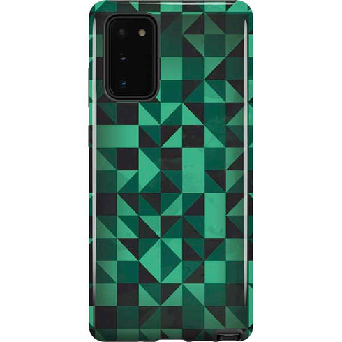 Black & Green Galaxy Note20 5G Pro Case