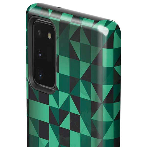 Black & Green Galaxy Note20 5G Pro Case