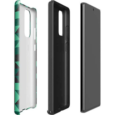 Black & Green Galaxy Note20 5G Pro Case