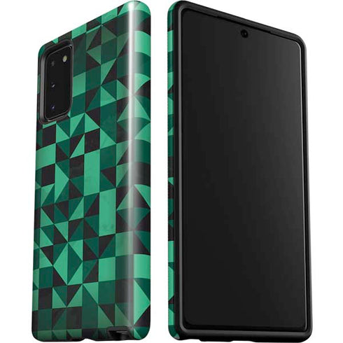 Black & Green Galaxy Note20 5G Pro Case