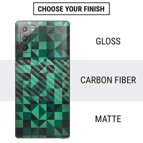 Black & Green Galaxy Note20 5G Skin