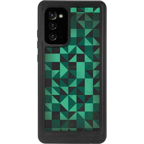 Black & Green Galaxy Note20 5G Waterproof Case