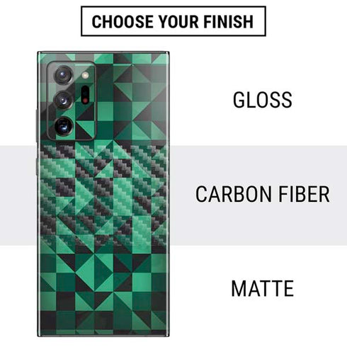 Black & Green Galaxy Note20 Ultra 5G Skin