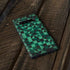 Black & Green Galaxy S10 Skin