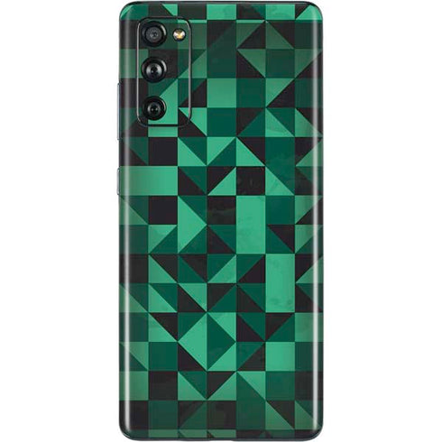 Black & Green Galaxy S20 Fan Edition Skin