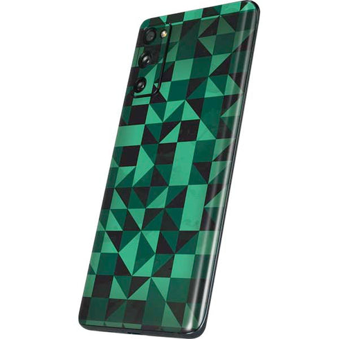 Black & Green Galaxy S20 Fan Edition Skin