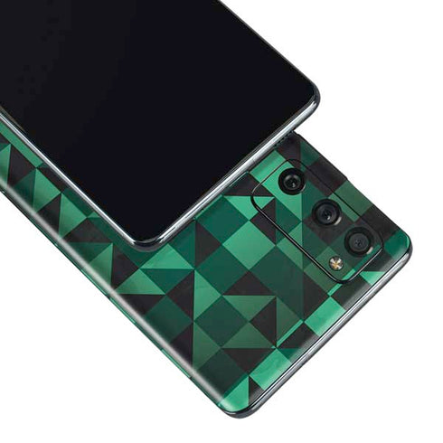 Black & Green Galaxy S20 Fan Edition Skin