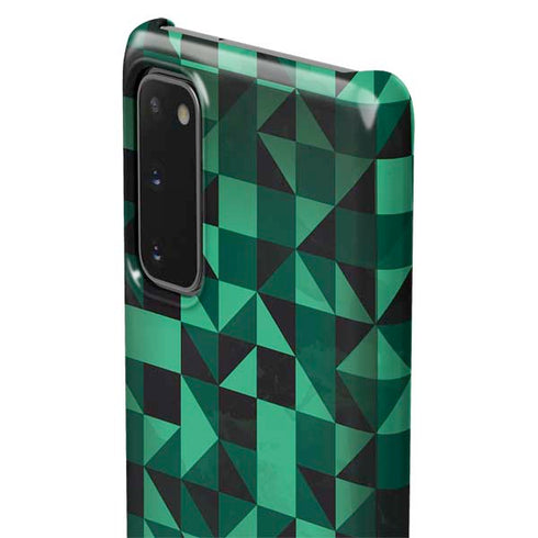 Black & Green Galaxy S20 Lite Case