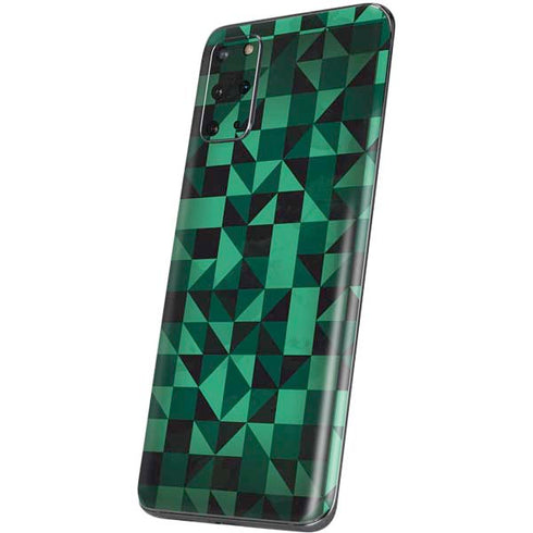 Black & Green Galaxy S20 Plus Skin