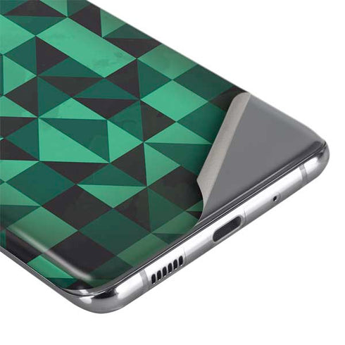 Black & Green Galaxy S20 Plus Skin