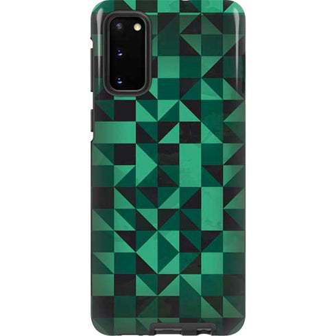 Black & Green Galaxy S20 Pro Case