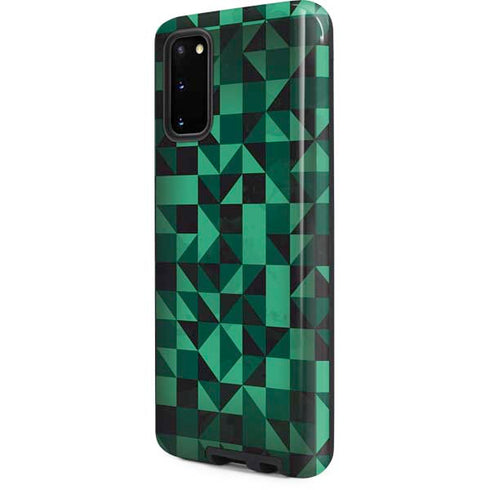 Black & Green Galaxy S20 Pro Case