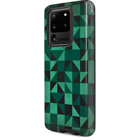 Black & Green Galaxy S20 Ultra 5G Pro Case