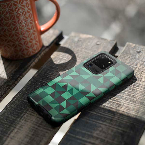 Black & Green Galaxy S20 Ultra 5G Pro Case