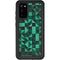 Black & Green Galaxy S20 Waterproof Case