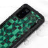 Black & Green Galaxy S20 Waterproof Case