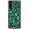 Black & Green Galaxy S21 5G Clear Case