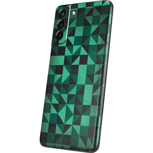 Black & Green Galaxy S21 5G Skin