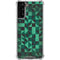 Black & Green Galaxy S21 FE Clear Case
