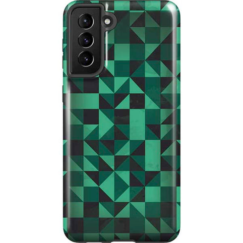 Black & Green Galaxy S21 Plus 5G Pro Case