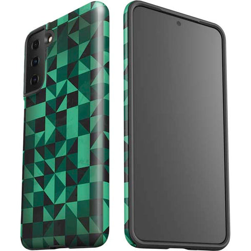 Black & Green Galaxy S21 Plus 5G Pro Case
