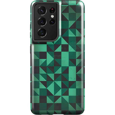 Black & Green Galaxy S21 Ultra 5G Pro Case