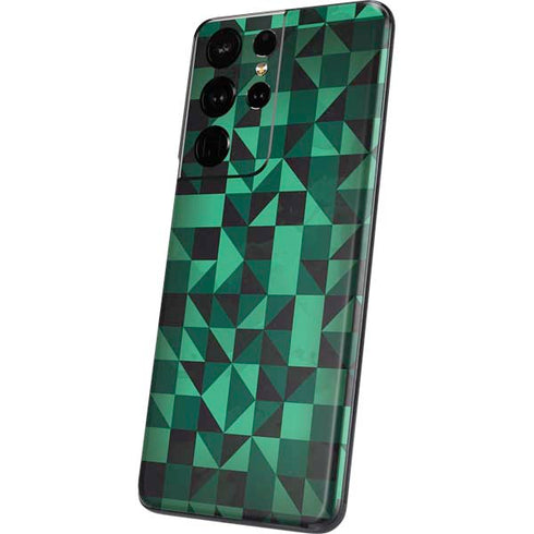 Black & Green Galaxy S21 Ultra 5G Skin