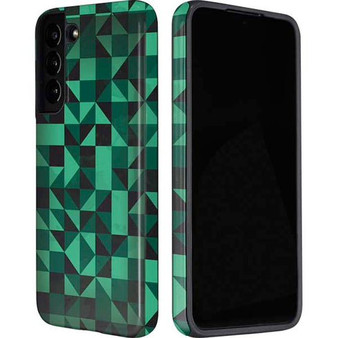 Black & Green Galaxy S22 Plus Pro Case