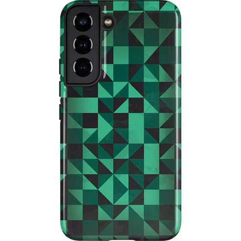 Black & Green Galaxy S22 Pro Case