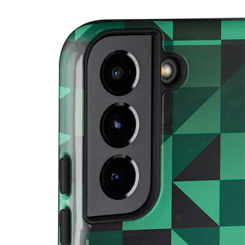 Black & Green Galaxy S22 Pro Case