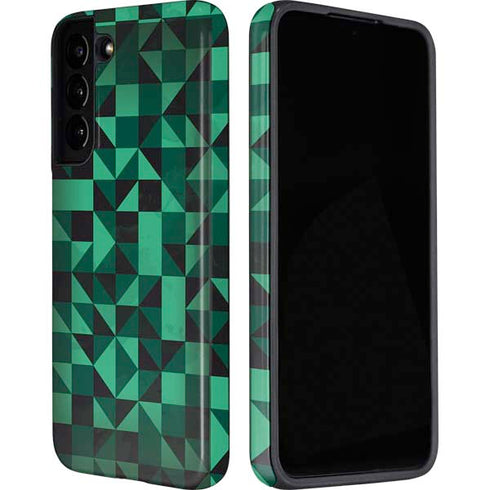 Black & Green Galaxy S22 Pro Case